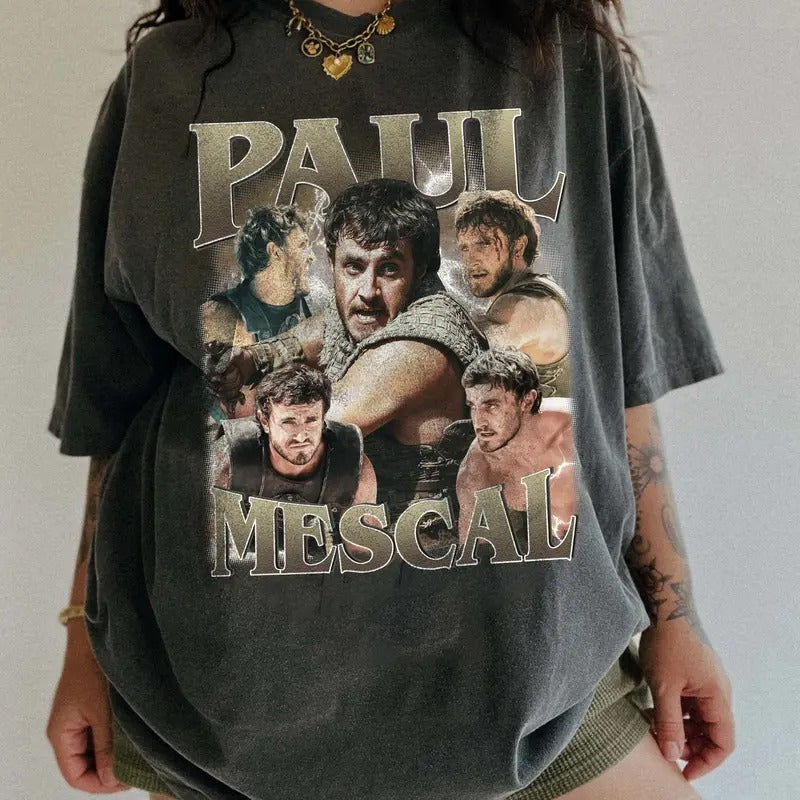 Paul Mescal Gladiator Comfort Colors Celebrity Crush - Adult & Kids T-Shirts, Sweatshirts & Hoodies apparel design preview 1
