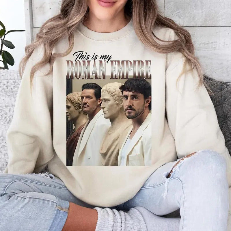 Paul Mescall Pedro Pascall Gladiatoor 2 Roman Empire - Adult & Kids T-Shirts, Sweatshirts & Hoodies apparel design preview 1