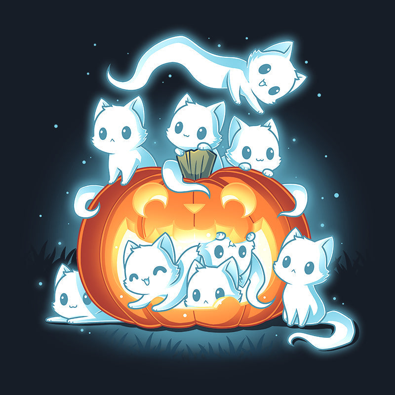 Pawssessed Pumpkin - Adult & Kids T-Shirts, Sweatshirts & Hoodies apparel design preview 1