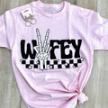 Peace Checker Wifey - Adult & Kids T-Shirts, Sweatshirts & Hoodies apparel design preview 1