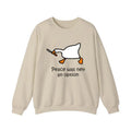 Peace Was Never Option Murder Duck Funny Goose Preppy - Adult & Kids T-Shirts, Sweatshirts & Hoodies apparel design preview 1