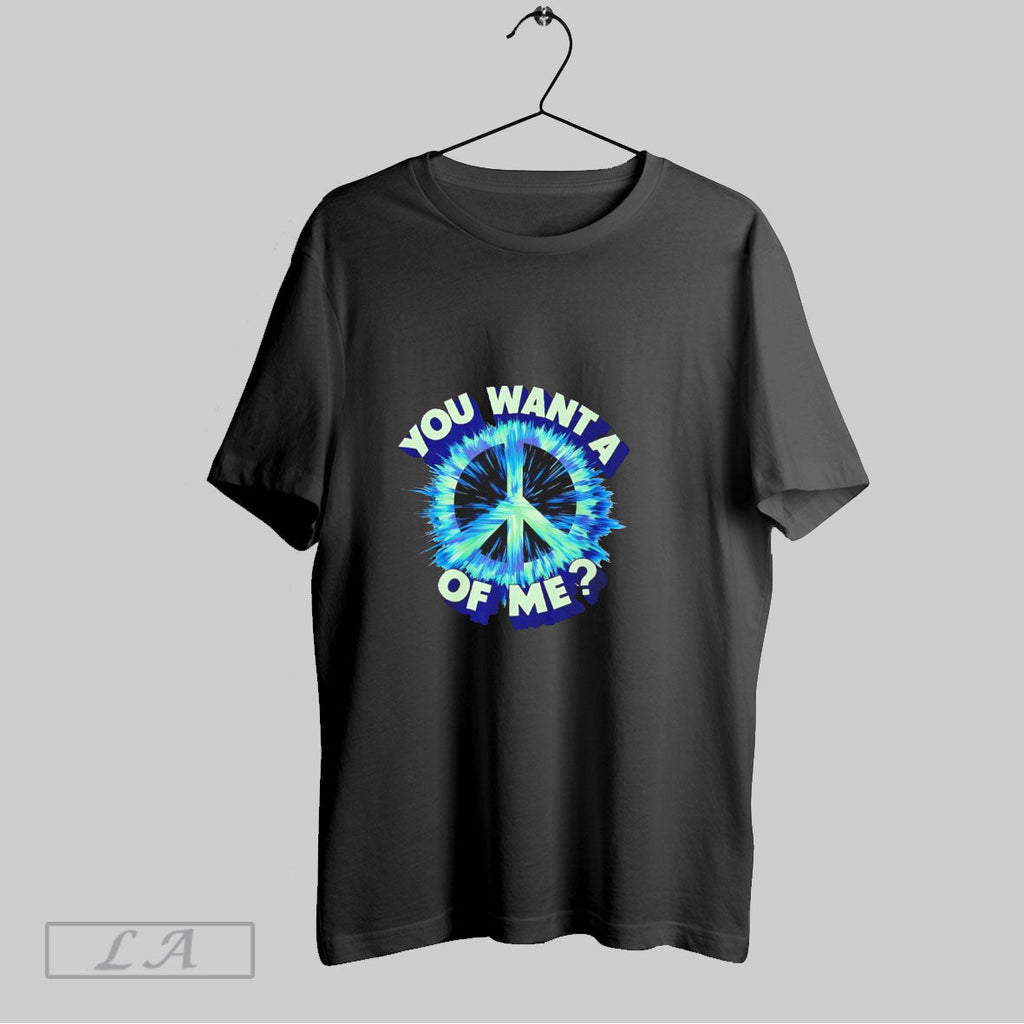 Peace Sign You Want A Piece Of Me Explosion Effect - Adult & Kids T-Shirts, Sweatshirts & Hoodies apparel design preview 1