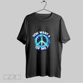 Peace Sign You Want A Piece Of Me Explosion Effect - Adult & Kids T-Shirts, Sweatshirts & Hoodies apparel design preview 1