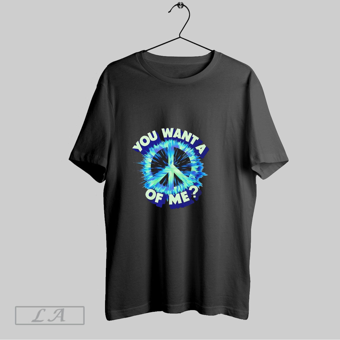 Peace Sign You Want A Piece Of Me Explosion Effect - Adult & Kids T-Shirts, Sweatshirts & Hoodies apparel design preview 1