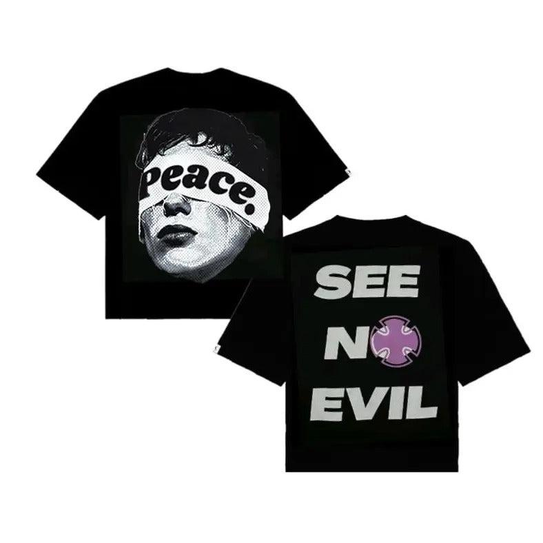 Peace. See No Evil Cotton S 4XL Multiple Color - Adult & Kids T-Shirts, Sweatshirts & Hoodies apparel design preview 1