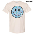 Peachy Blooms Happy Face Gildan Short Sleeve 'NLB' - Adult & Kids T-Shirts, Sweatshirts & Hoodies apparel design preview 1