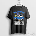 Peanuts Car Joe Cool Philadelphia Phillies - Adult & Kids T-Shirts, Sweatshirts & Hoodies apparel design preview 1