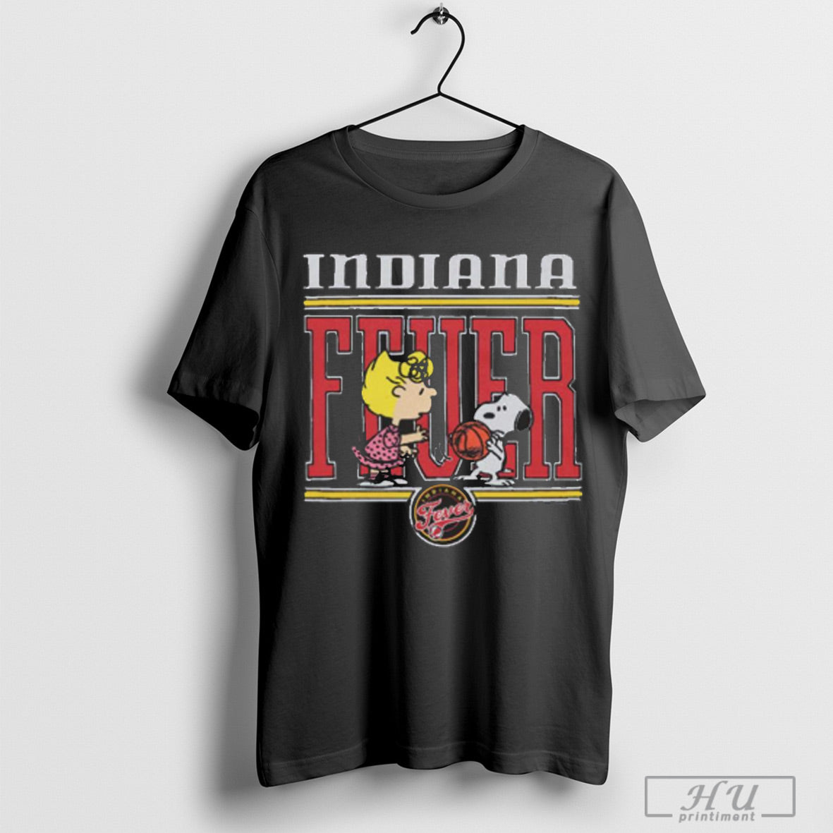 Peanuts Sally X Indiana Fever - Adult & Kids T-Shirts, Sweatshirts & Hoodies apparel design preview 1