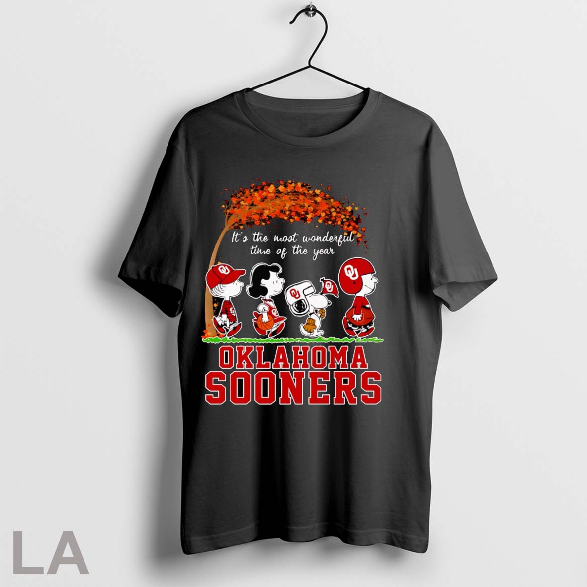 Peanuts Its The Most Wonderful Time Of Year Oklahoma - Adult & Kids T-Shirts, Sweatshirts & Hoodies apparel design preview 1