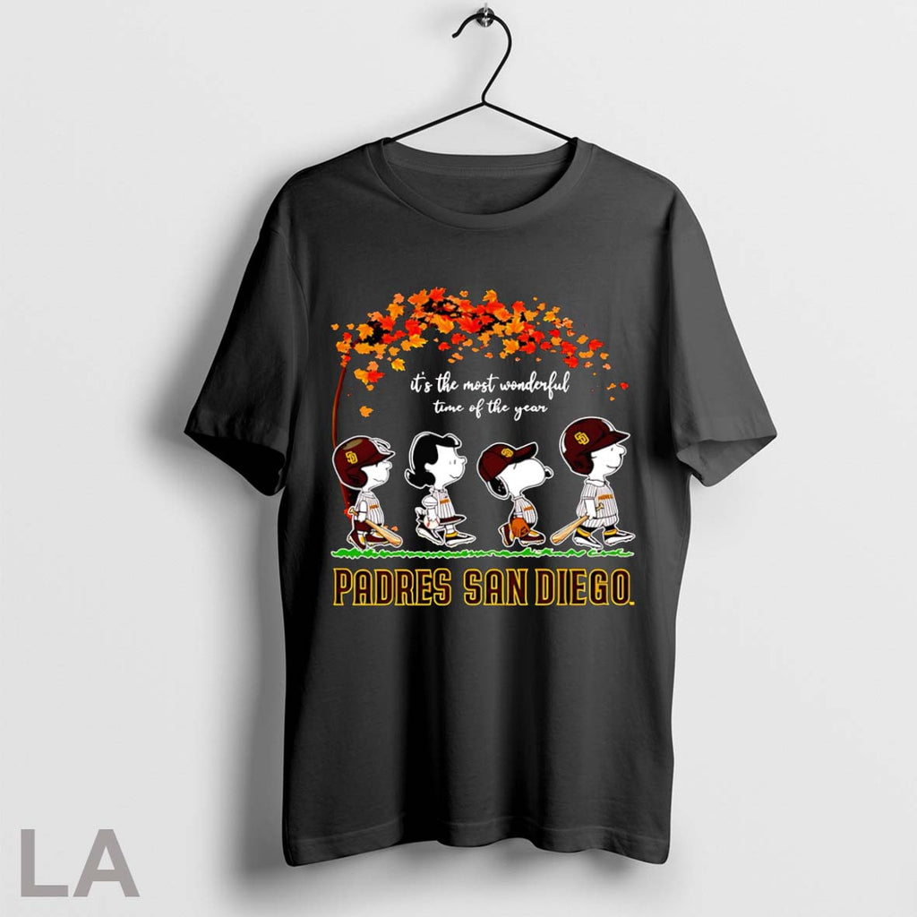 Peanuts Its The Most Wonderful Time Of Year Padres - Adult & Kids T-Shirts, Sweatshirts & Hoodies apparel design preview 1