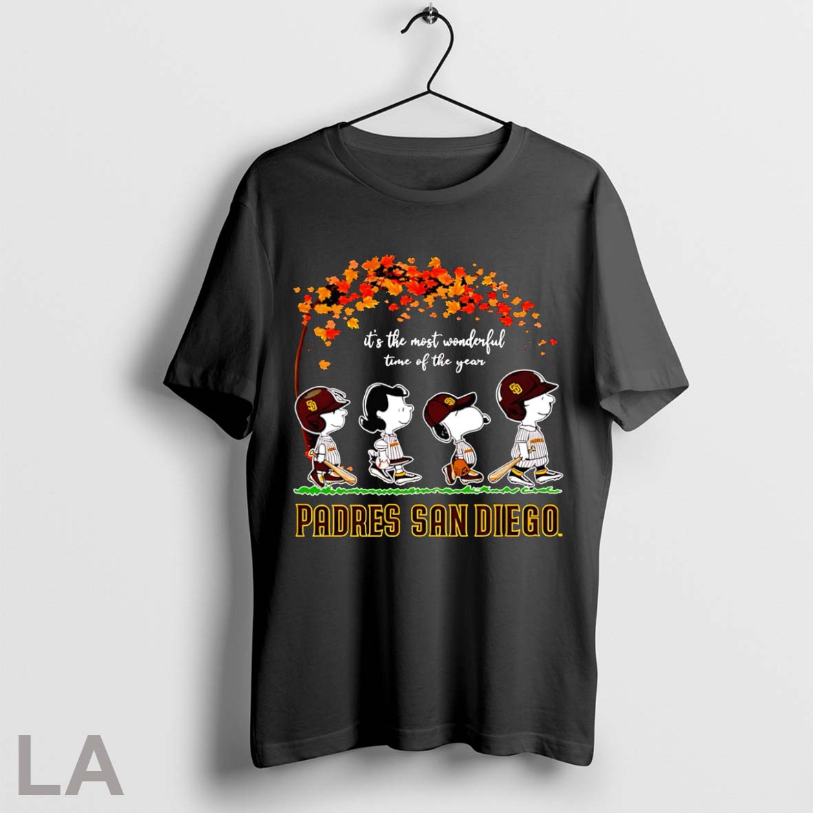 Peanuts Its The Most Wonderful Time Of Year Padres - Adult & Kids T-Shirts, Sweatshirts & Hoodies apparel design preview 1