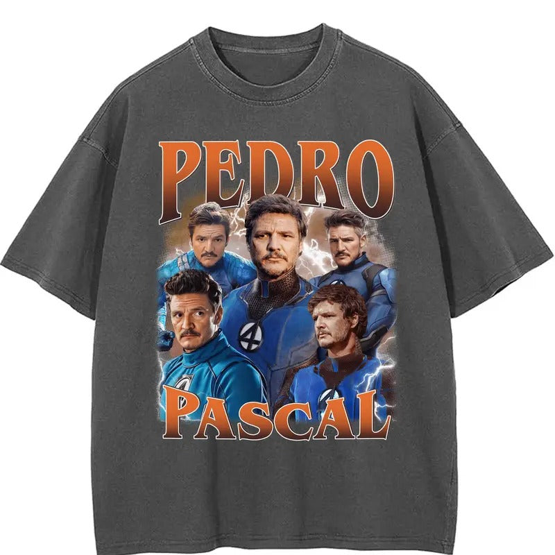 Pedro Pascal 4 Comfort Colors Y2K 90s Retro Movie - Adult & Kids T-Shirts, Sweatshirts & Hoodies apparel design preview 1