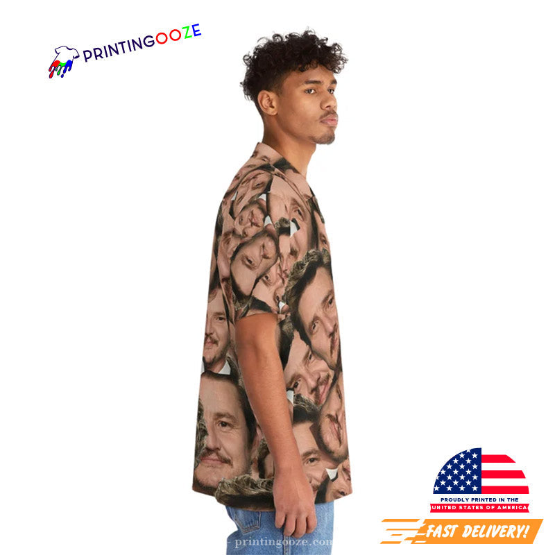 Pedro Pascal Hawaiian Daddy - Adult & Kids T-Shirts, Sweatshirts & Hoodies apparel design preview 1