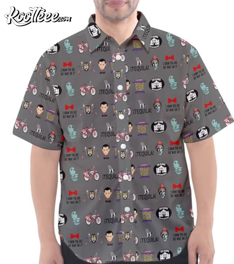 Pee Wee Herman Tequila Hawaiian - Adult & Kids T-Shirts, Sweatshirts & Hoodies apparel design preview 1