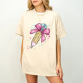 Pencil Coquette Bow Teacher Cute Preppy - Adult & Kids T-Shirts, Sweatshirts & Hoodies apparel design preview 1