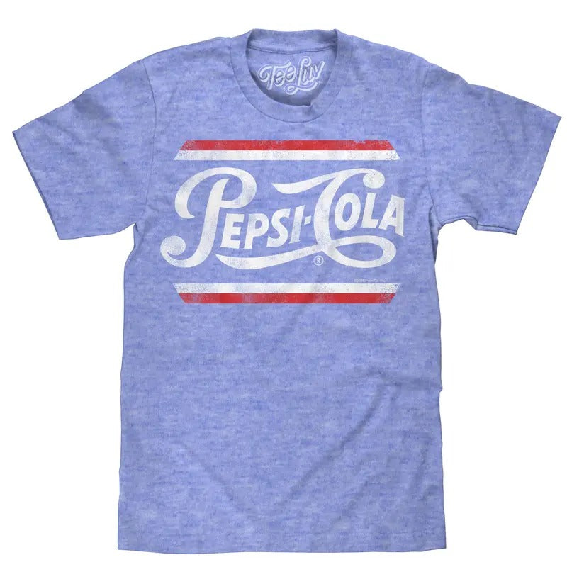 Pepsi Classic Script Blue - Adult & Kids T-Shirts, Sweatshirts & Hoodies apparel design preview 1