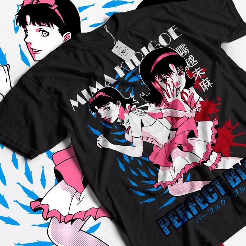 Perfect Blue Anime Mima Kirigoe Waifu Cute Girl - Adult & Kids T-Shirts, Sweatshirts & Hoodies apparel design preview 1