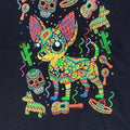 Perrito PiñAta Colorful Skulls Cactus Short Sleeve - Adult & Kids T-Shirts, Sweatshirts & Hoodies apparel design preview 1