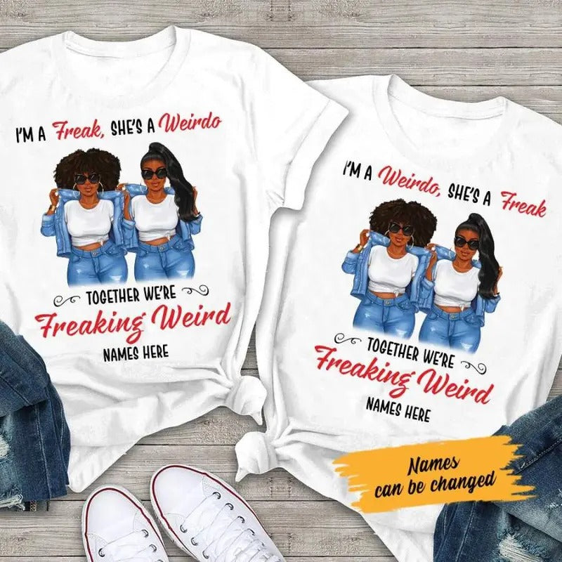 Personalized BWA Friends Couple SB141 65O58 - Adult & Kids T-Shirts, Sweatshirts & Hoodies apparel design preview 1