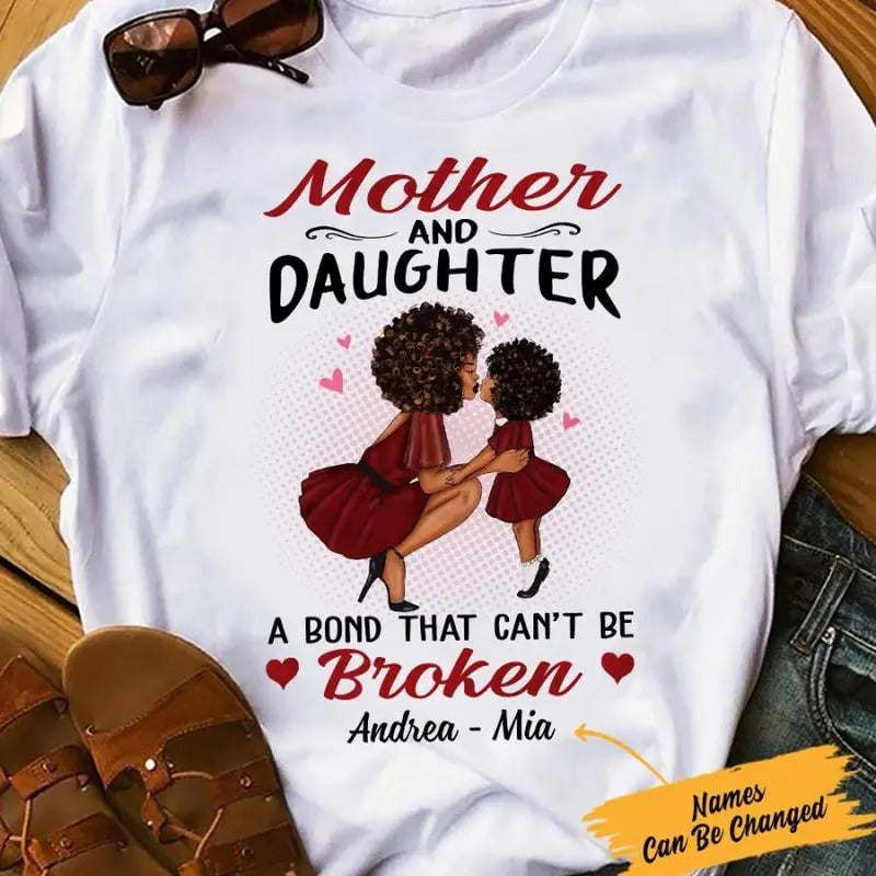 Personalized BWA Mom Mother Daughter AG61 30O57 - Adult & Kids T-Shirts, Sweatshirts & Hoodies apparel design preview 1