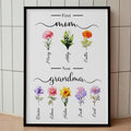 Personalized Birth Month Flower Unframed Poster - Adult & Kids T-Shirts, Sweatshirts & Hoodies apparel design preview 1