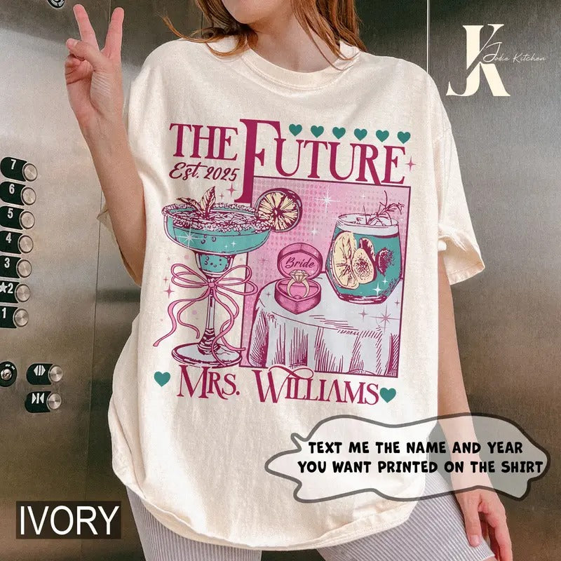 Personalized Bride Be Comfort Colors Custom Future - Adult & Kids T-Shirts, Sweatshirts & Hoodies apparel design preview 1
