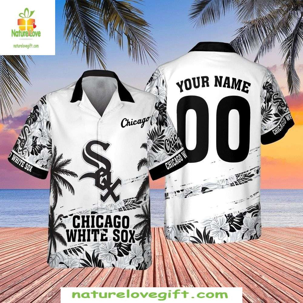 Chicago White Sox Hawaiian Personalized Tropical - Adult & Kids T-Shirts, Sweatshirts & Hoodies apparel design preview 1