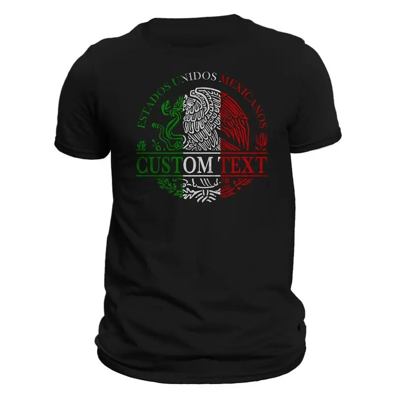 Personalized Custom Text Mexico Mexican Flag Coat - Adult & Kids T-Shirts, Sweatshirts & Hoodies apparel design preview 1