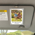 Personalized Dad Car Visor Clip PHOTO INCLUDED Drive - Adult & Kids T-Shirts, Sweatshirts & Hoodies apparel design preview 1