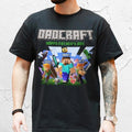 Personalized DadCraft MineC Movie Chicken Jockey - Adult & Kids T-Shirts, Sweatshirts & Hoodies apparel design preview 1
