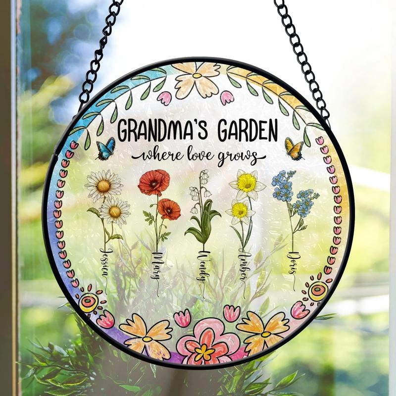 Personalized Grandma'S Garden Grandma Nana Birth - Adult & Kids T-Shirts, Sweatshirts & Hoodies apparel design preview 1