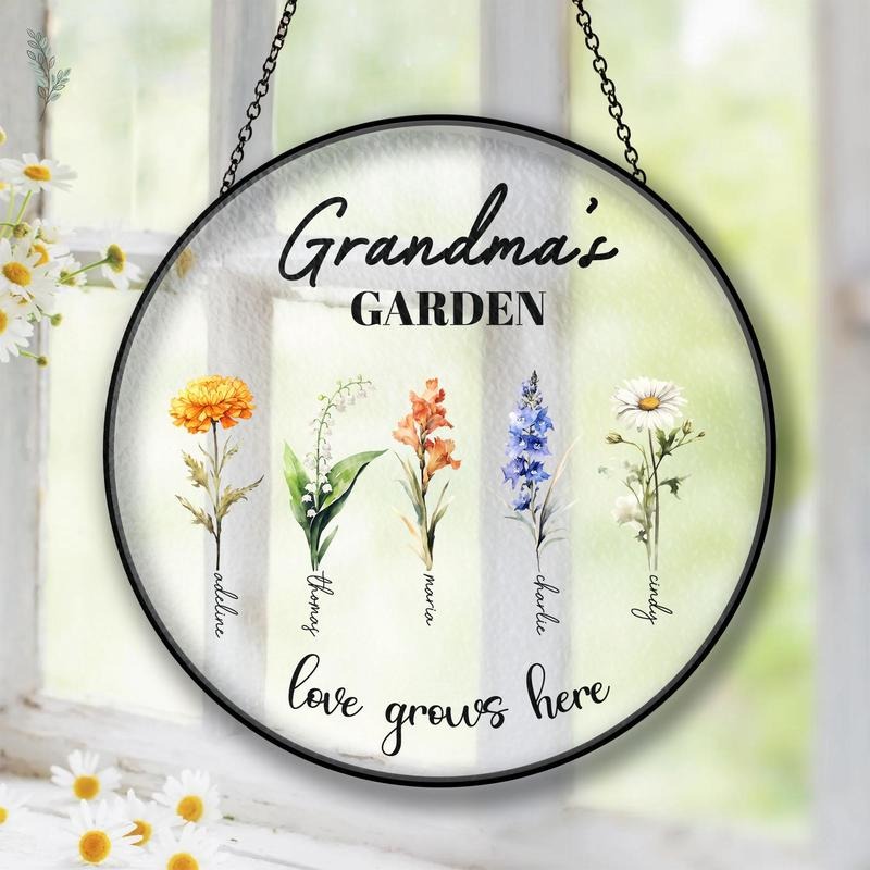Personalized Grandma'S Garden Grandma Nana Birth - Adult & Kids T-Shirts, Sweatshirts & Hoodies apparel design preview 1