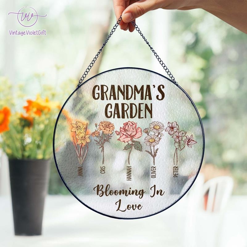 Personalized Grandma'S Garden Grandma Nana Birth - Adult & Kids T-Shirts, Sweatshirts & Hoodies apparel design preview 1