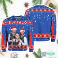 Personalized Josh Allen James Cook Keon Coleman 3D Ugly Christmas Sweater - Gift Idea product image