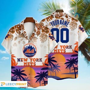 Personalized Major League Baseball 3D Print Cool Mets - Adult & Kids T-Shirts, Sweatshirts & Hoodies apparel design preview 1