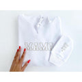 Personalized Mama Kid Names Sleeve Childs Name Mom - Adult & Kids T-Shirts, Sweatshirts & Hoodies apparel design preview 1