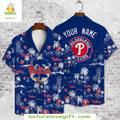 Custom Philadelphia Phillies Hawaiian Personalized - Adult & Kids T-Shirts, Sweatshirts & Hoodies apparel design preview 1
