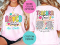 Personalized Retro Teacher ABCD Tour Back School - Adult & Kids T-Shirts, Sweatshirts & Hoodies apparel design preview 1