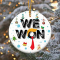 Personalized Trump Ceramic Ornament WE WON - Adult & Kids T-Shirts, Sweatshirts & Hoodies apparel design preview 1