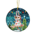 Pet Ornament Cat Purrfect Feline Festivities Meowy - Adult & Kids T-Shirts, Sweatshirts & Hoodies apparel design preview 1