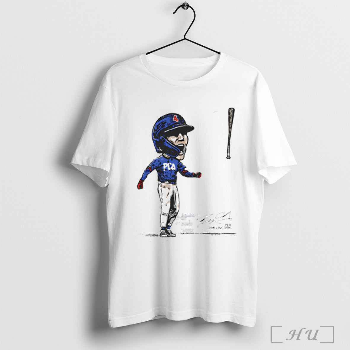 Pete Crow Armstrong Batflip Big Head - Adult & Kids T-Shirts, Sweatshirts & Hoodies apparel design preview 1