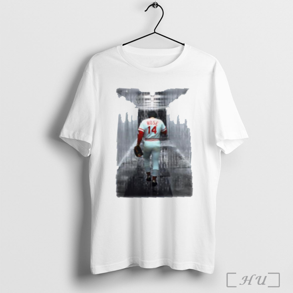 Pete Rose In The Hall - Adult & Kids T-Shirts, Sweatshirts & Hoodies apparel design preview 1