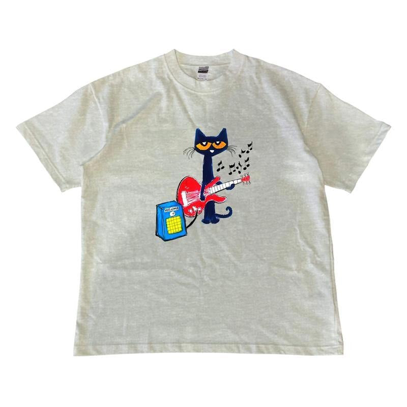 Pete Cat Playing Guitar Baby Y2K Political Activism - Adult & Kids T-Shirts, Sweatshirts & Hoodies apparel design preview 1