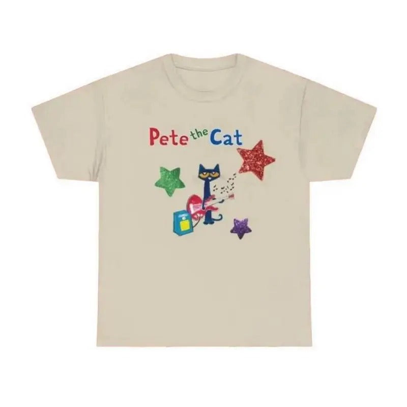 Pete Cat Memories Cute Cartoon Character Menswear Top - Adult & Kids T-Shirts, Sweatshirts & Hoodies apparel design preview 1