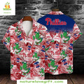 Philadelphia Phillies Hawaiian Mascot Tropical - Adult & Kids T-Shirts, Sweatshirts & Hoodies apparel design preview 1