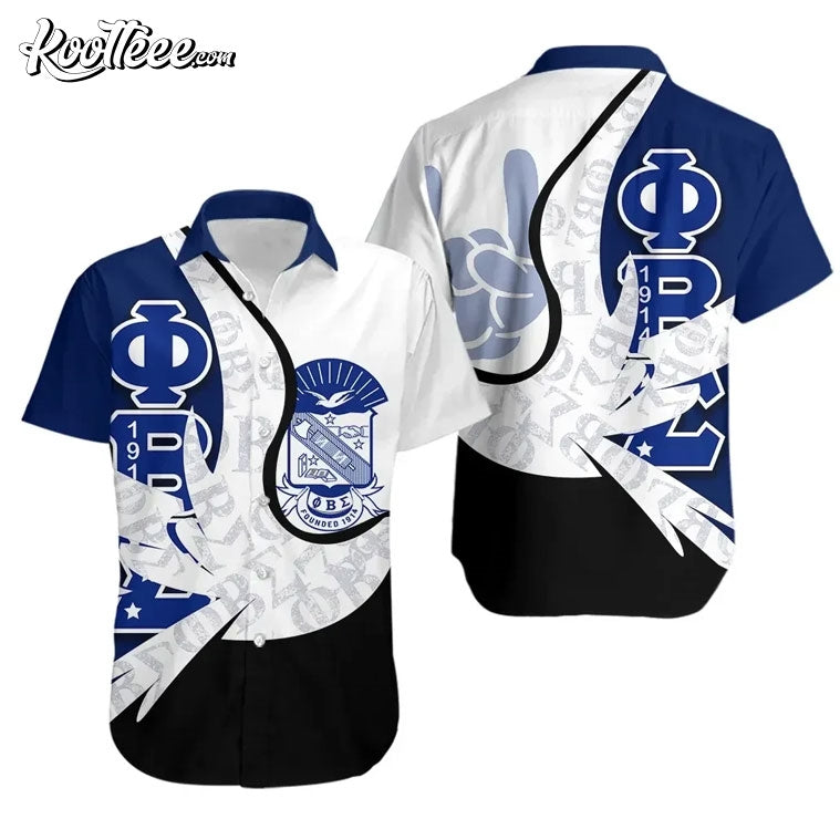 Phi Beta Sigma Fraternity Hawaiian - Adult & Kids T-Shirts, Sweatshirts & Hoodies apparel design preview 1