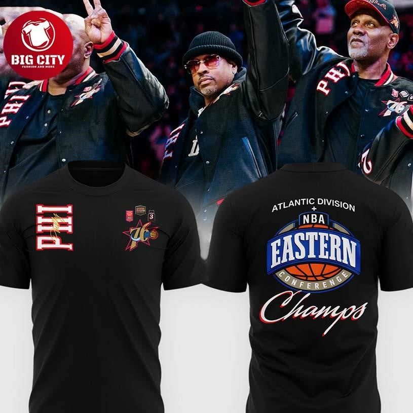 Philadelphia 76ers Allen Iverson 2026 NBA Eastern - Adult & Kids T-Shirts, Sweatshirts & Hoodies apparel design preview 1