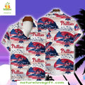 Philadelphia Phillies Hawaiian Tropical Aloha - Adult & Kids T-Shirts, Sweatshirts & Hoodies apparel design preview 1