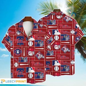 Philadelphia Phillies Baseball 2024 Hawaiian For Men - Adult & Kids T-Shirts, Sweatshirts & Hoodies apparel design preview 1