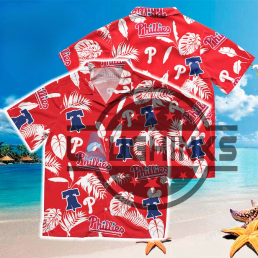 Philadelphia Phillies Hawaiian And Shorts Giveaway - Adult & Kids T-Shirts, Sweatshirts & Hoodies apparel design preview 1
